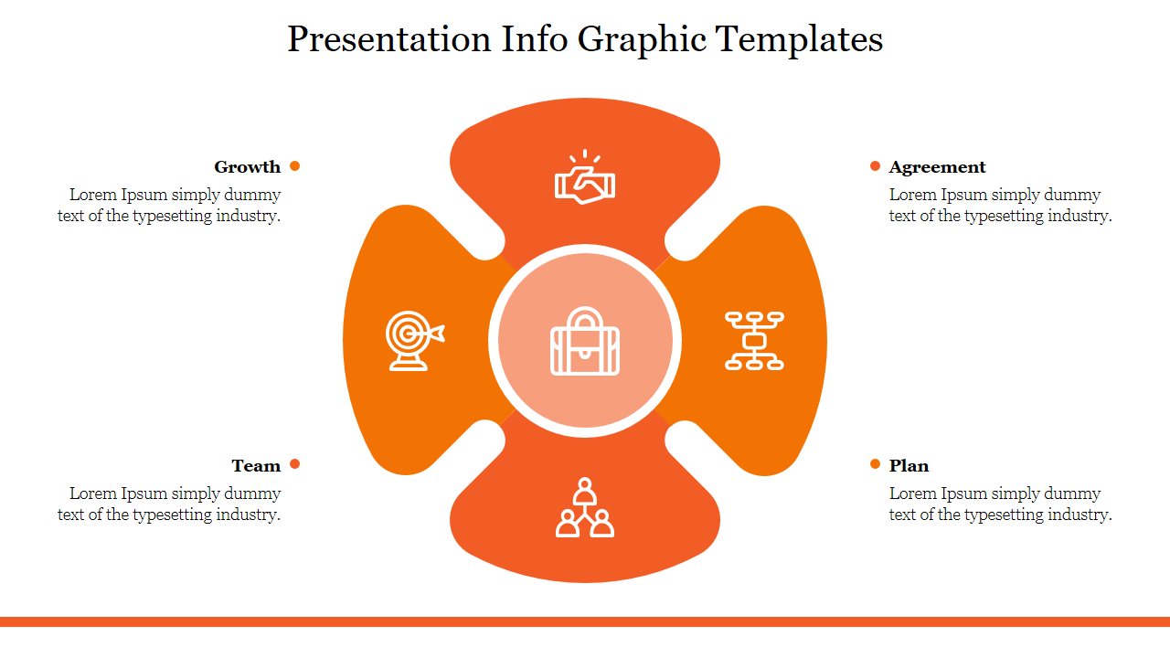 Presentation Infographic Templates-4-Orange